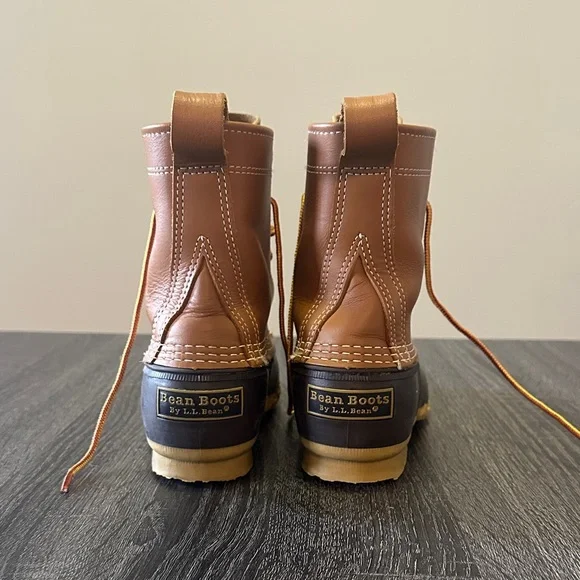 L.L. Bean Tan 6” Tan / Bean Duck Boots - Picture 3 of 7